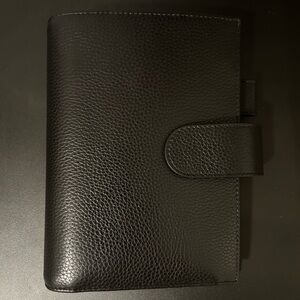 Moterm Luxe Personal Pebbled Black 30mm Rings Planner
